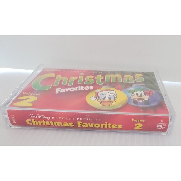 Disney Christmas Favorites Volume 2 (Cassette) Walt Disney Records 1999 New Vtg - Picture 3 of 4